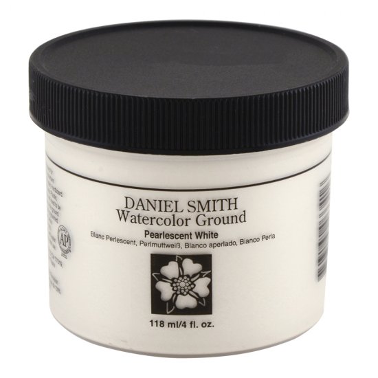 Daniel Smith Watercolour Ground Pearlescent White 118ml - Click Image to Close