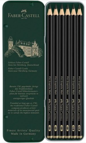 Pitt Oil Base pencil, black medium