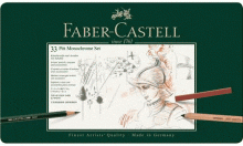 Faber-Castell Pitt Monochrome Mixed Media Set (33 Tin)
