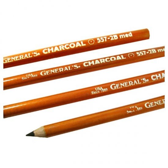 General's Charcoal Pencil 2B - Click Image to Close