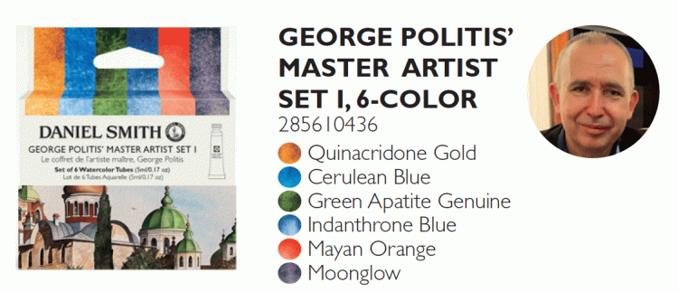 DANIEL SMITH George Politis Master Artist Set I 6 x 5ml Tubes - Click Image to Close