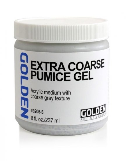 Extra Coarse Pumice Gel Golden 236ml - Click Image to Close
