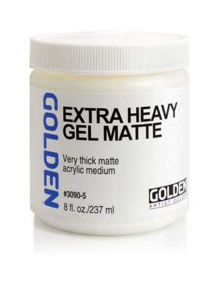 Extra Heavy Gel (Matte) Golden 236ml - Click Image to Close