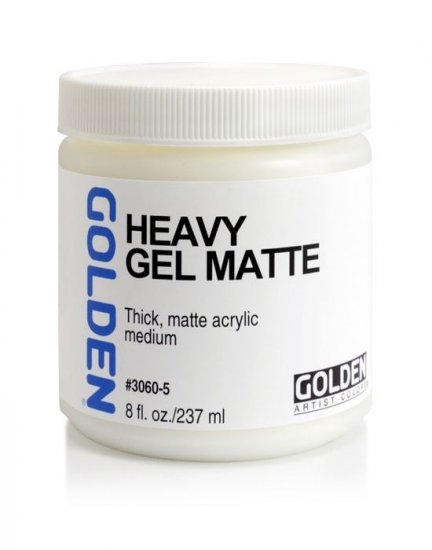 Heavy Gel (Matte) Golden 236ml - Click Image to Close