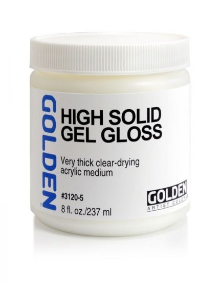High Solid Gel (Gloss) Golden 236ml - Click Image to Close