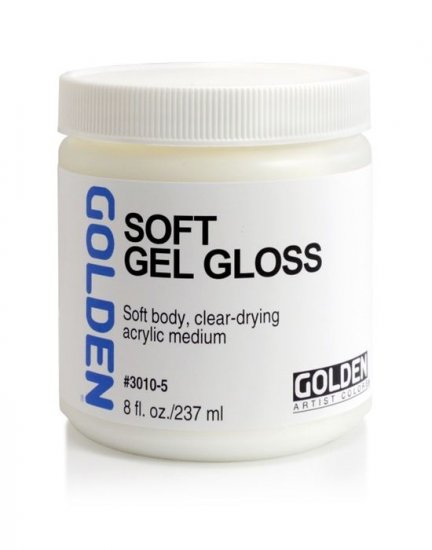 Soft Gel (Gloss) Golden 236ml - Click Image to Close