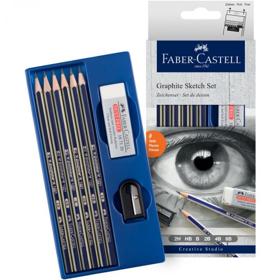 Faber Castell Graphite Sketch Set - Click Image to Close