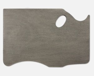 Highland Grey Stained Held in Left Hand