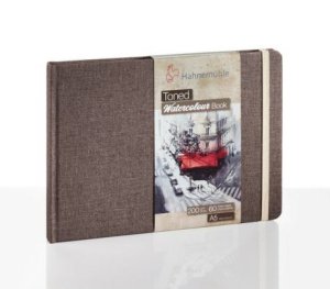 Hahnemuhle Toned W/C Book Beige A5 landscape 200gsm