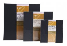 Hahnemuhle D&S Sketchbook Square Black 140gsm 25x25cm