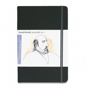Hand Book Journal 130gsm 5.5x8.25" Portrait Black