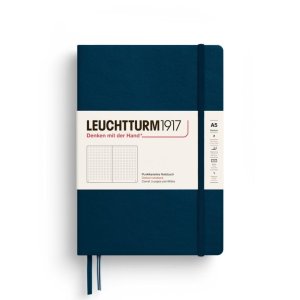 Leuchtturm Notebook HC Medium A5 251 p Dotted Deep Sea
