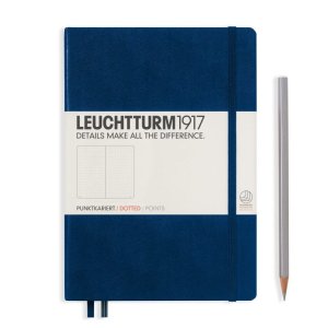 Leuchtturm Notebook HC Medium A5 251p Dotted Navy