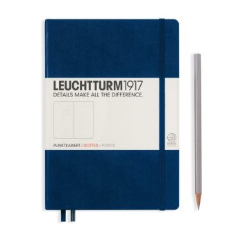 Leuchtturm Notebook HC Medium A5 251p Dotted Navy