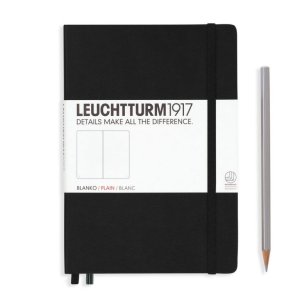 Leuchtturm Notebook HC Medium A5 251p Plain Black