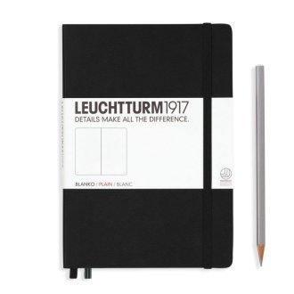Leuchtturm Notebook HC Medium A5 251p Plain Black
