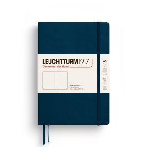 Leuchtturm Notebook HC Medium A5 251 p Plain.Deep Sea