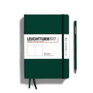 Leuchtturm Notebook HC Medium A5 251p Plain Forest Green