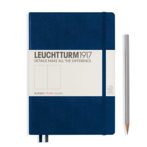 Leuchtturm Notebook HC Medium A5 251p Plain Navy