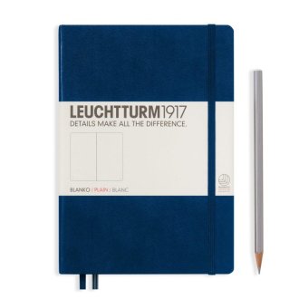 Leuchtturm Notebook HC Medium A5 251p Plain Navy