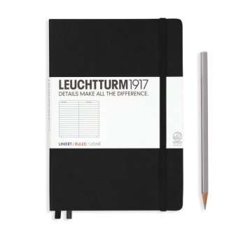Leuchtturm Notebook HC Medium A5 251p Ruled Black
