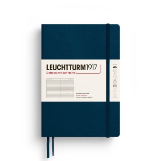 Leuchtturm Notebook HC Medium A5 251 p Ruled Deep Sea