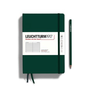 Leuchtturm Notebook HC Medium A5 251p Ruled Forest Green