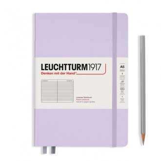 Leuchtturm Notebook HC Medium A5 251p Ruled Lilac