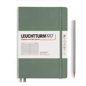 Leuchtturm Notebook HC Medium A5 251p Ruled Olive