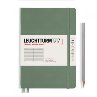 Leuchtturm Notebook HC Medium A5 251p Ruled Olive