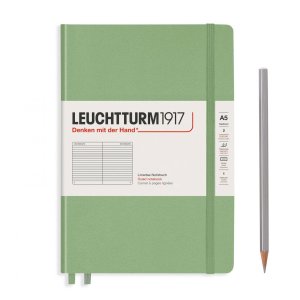 Leuchtturm Notebook HC Medium A5 251p Ruled Sage