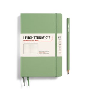 Leuchtturm Notebook HC Paperback B6+ Hardcover 219p Dotted Sage