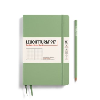Leuchtturm Notebook HC Paperback B6+ Hardcover 219p Dotted Sage