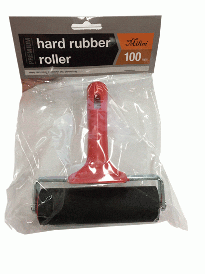 Milini Hard Rubber Roller 100mm - Click Image to Close