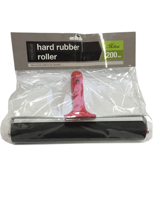 Milini Hard Rubber Roller 200mm  Milini Hard Rubber Roller 200mm