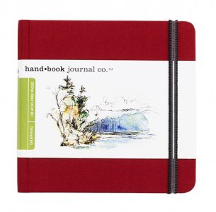 Hand Book Journal 5.5x5.5 Vermilion Square 130gsm