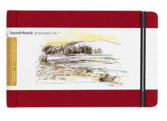 Hand Book Journal 5.5x8.25 Vermilion L/S 130gsm