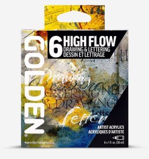 Golden High Flow Drawing and Lettering Set