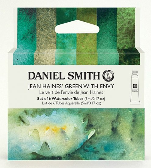 DANIEL SMITH Jean Haines Green with Envy Set 6x5ml Tubes - Click Image to Close