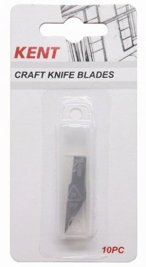 Kent Craft Knife Blades 10pk - Click Image to Close
