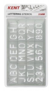 Kent Lettering Stencil 20mm
