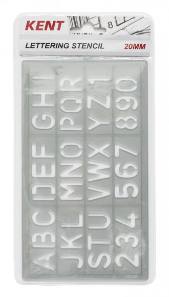 Kent Lettering Stencil 20mm