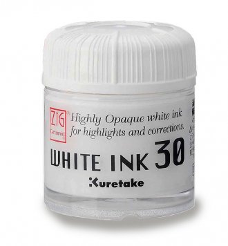 Zig Kuretake White Sumi Ink 30ml