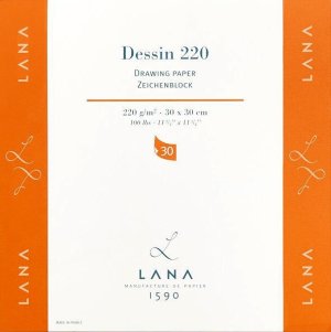 Lana Dessin Pad 220gsm 30x30cm
