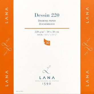 Lana Dessin Pad 220gsm 30x30cm