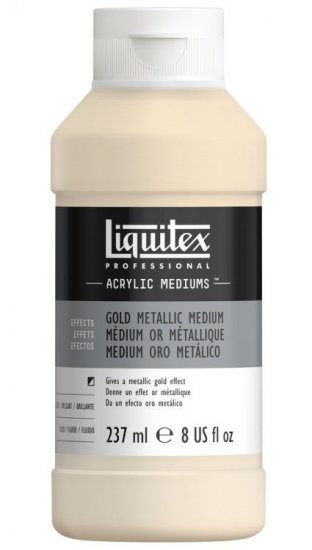 Liquitex Gold Metallic Medium 237ml - Click Image to Close