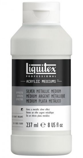 Liquitex Silver Metallic Medium 237ml - Click Image to Close
