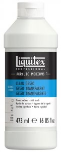 Liquitex Clear Gesso Surface Preparation 473ml