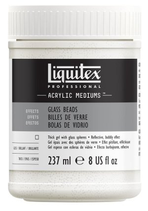 Liquitex Glass Beads Textured Effects Medium 237ml  Liquitex Glass Beads Textured Effects Medium 237ml