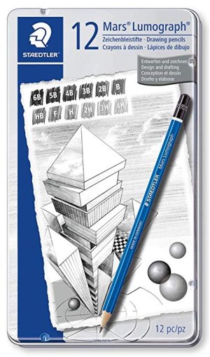 Staedtler Mars LumoGraph 2h-8b (12 Tin)